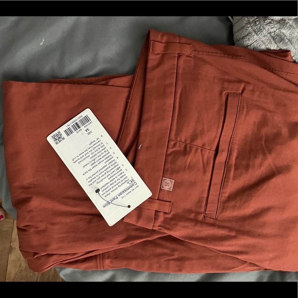 Lululemon commission pant slim 34Lx34 -NWT